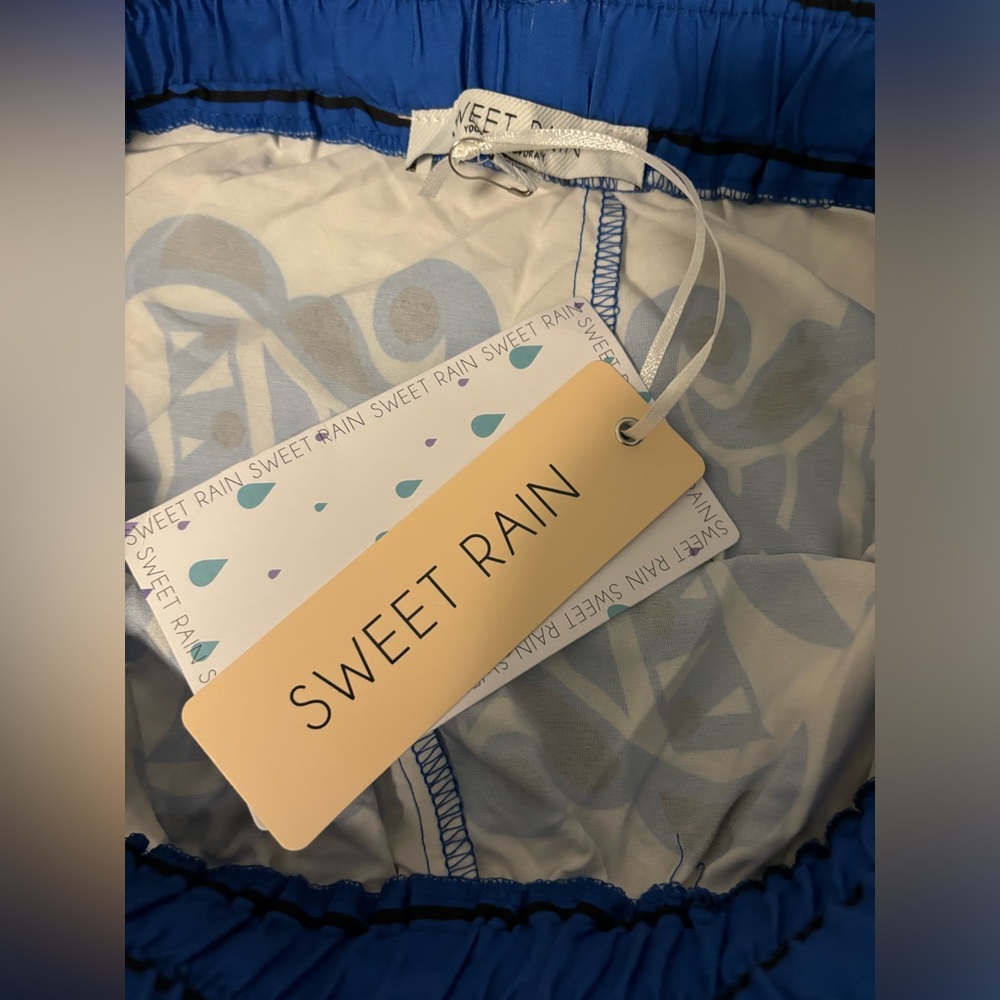 Sweet Rain Wide Leg Multi Color pants NWT XL - Picture 5 of 6